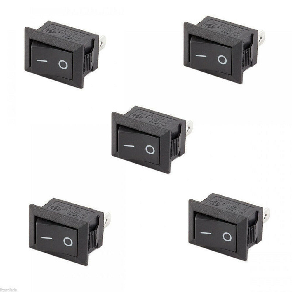 10X Car Truck Boat Round Rocker 12V 16A 2-Pin ON/OFF Toggle SPST Switches Tools