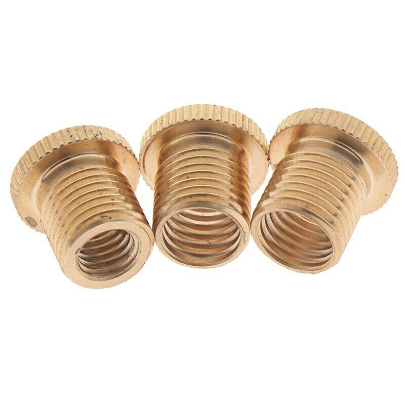 3pcs Gear Shift Knob Thread Adapter Nuts Insert M10x1.25 & M10x1.5 & M8*1.25 Kit