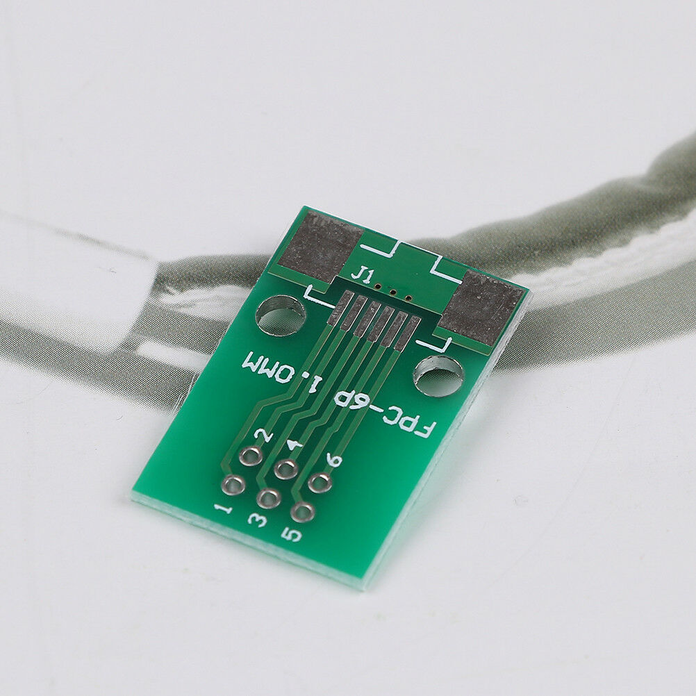 1Pcs 6 pin 0.5mm FFC FPC to 6P dip 2.54mm PCB converter board adapte.l8