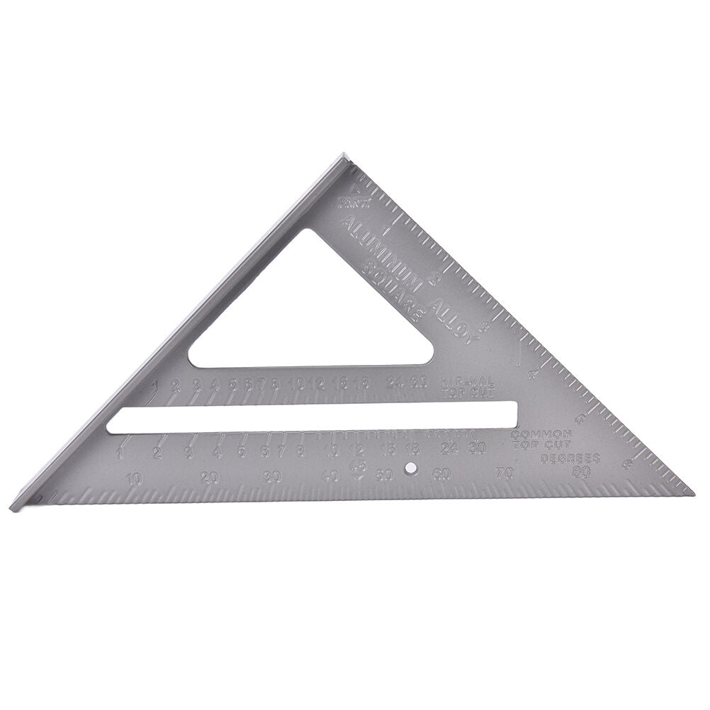 Aluminum Alloy Speed Square Protractor Miter Framing Measurement Carpenter 7" BD