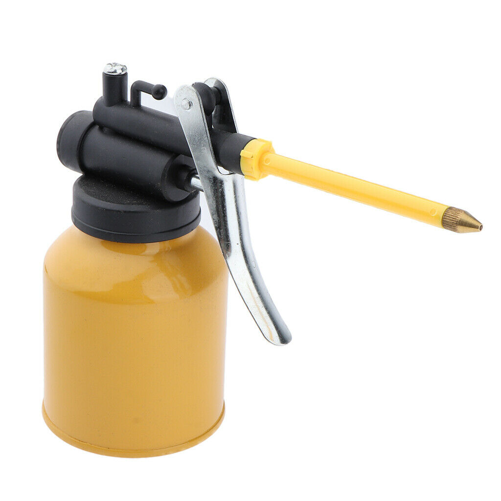Car 250ml High Pressure Portable Pump Oiler Oil Can Metal Gun For Lubricants