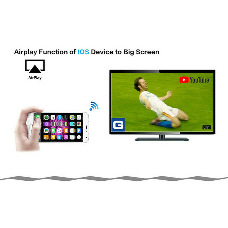 6th Gen HDMI 1080P Digital Wifi Video Media TV Streamer Adapter For Chromecast