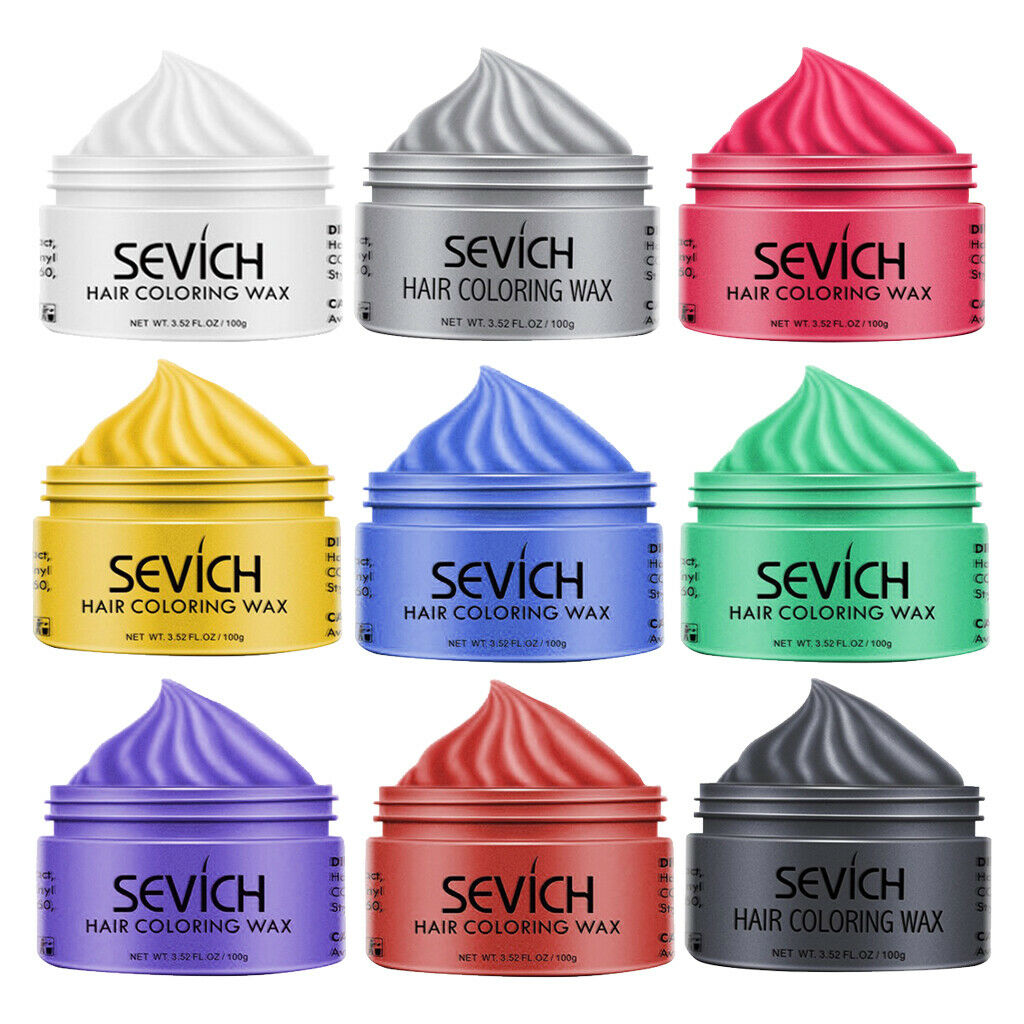 Temporary Color Hair Wax Hair Style Dye Instantly Natural Hair Color White