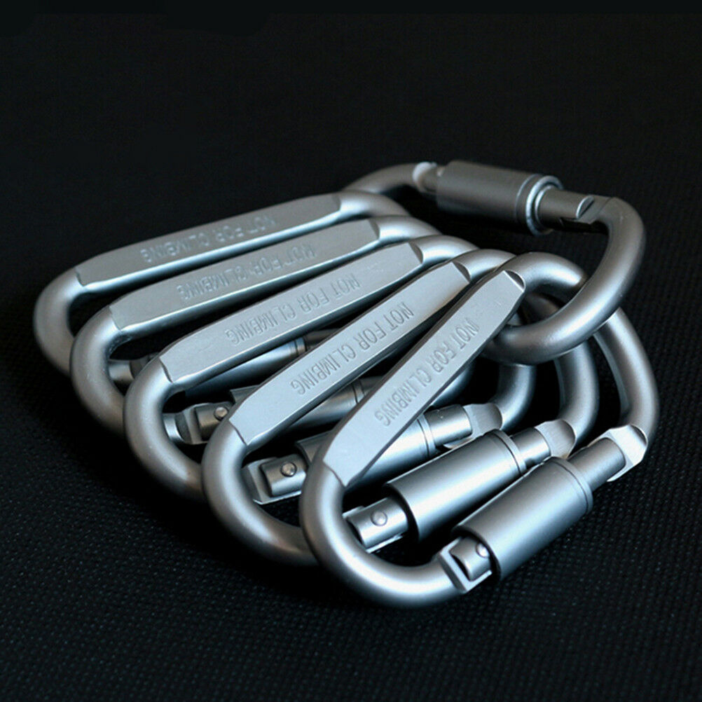 1pcs Outdoor Camping Equipment Aluminum Carabiner Hunting Equipment Surviv.l8