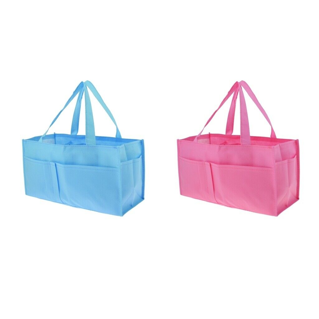 Women Travel Handbag Organizer Pouch Insert Purse Outdoor Camping Bag Blue