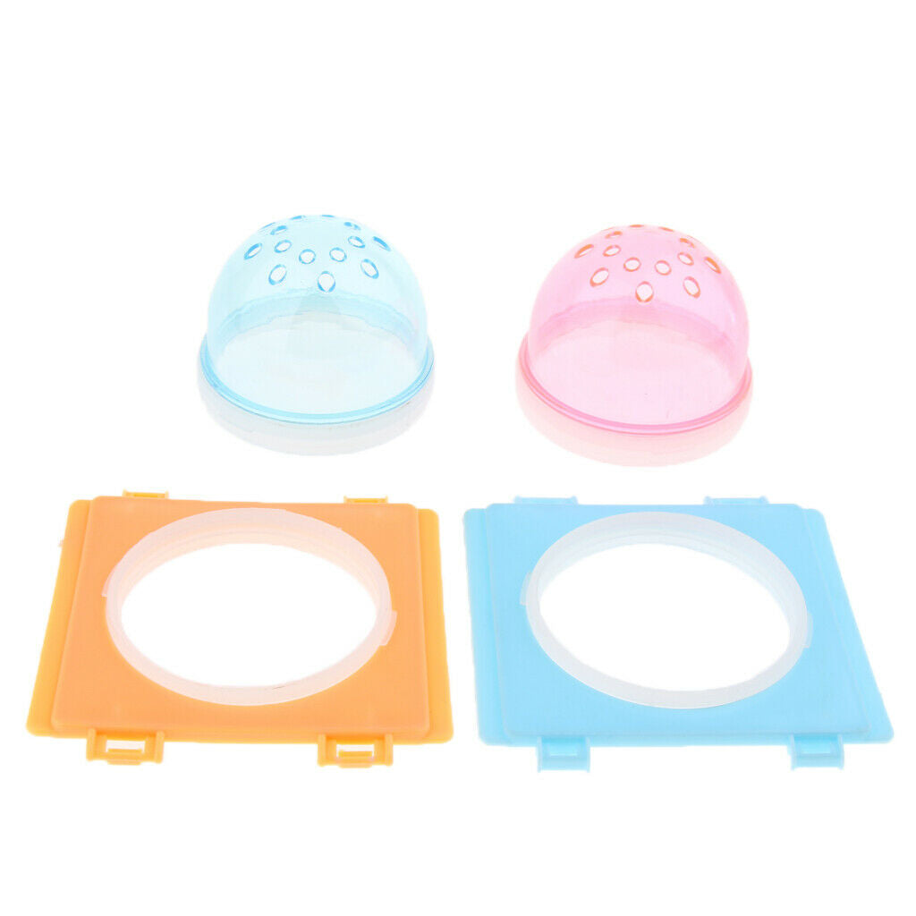 4x Hamster Cage Tube Pet Accessories DIY Tunnel Plug