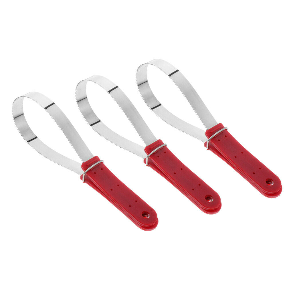 3 Pieces Quality Animal Equine Sweat Scraper Grooming Tool Random Color