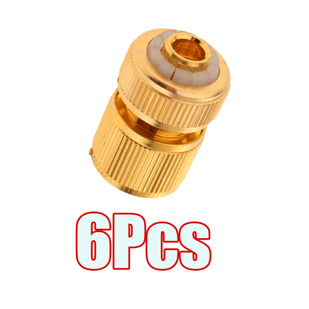 6PCS 1/2'' Female Quick Connector Adaptor Fitting for Garden Water Hose Pipe