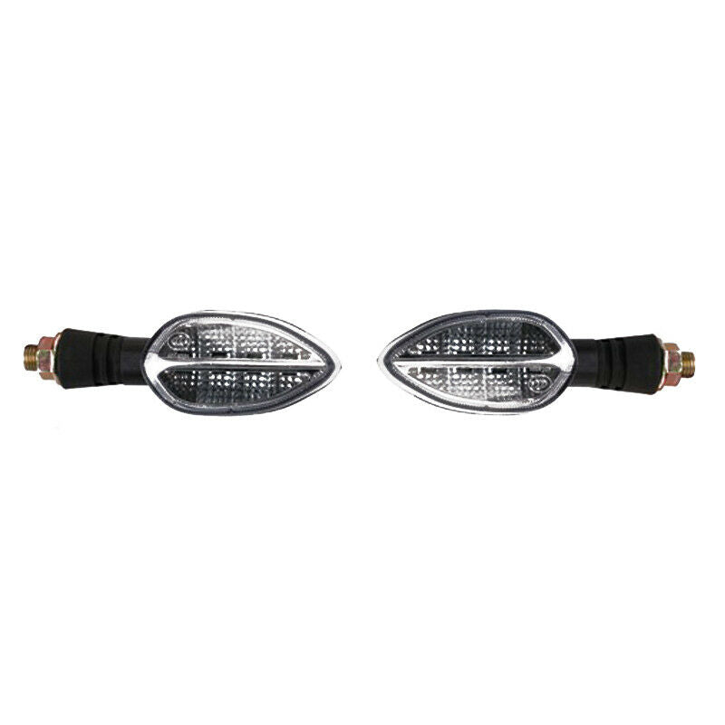 2PCS Motorcycle Modified Scooter Bike Driving Turn Signal Lamp Tail Brake Light