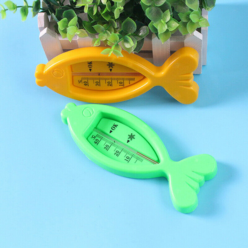2Pcs Baby Bath Safety Thermometer Fish Safety Measure Water Temperature Fl Tt