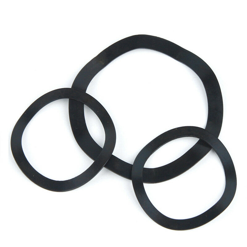 40pc M21,22,24,27~40 Wave Wavy Spring Crinkle Washer Kit Black Zinc Plated Steel