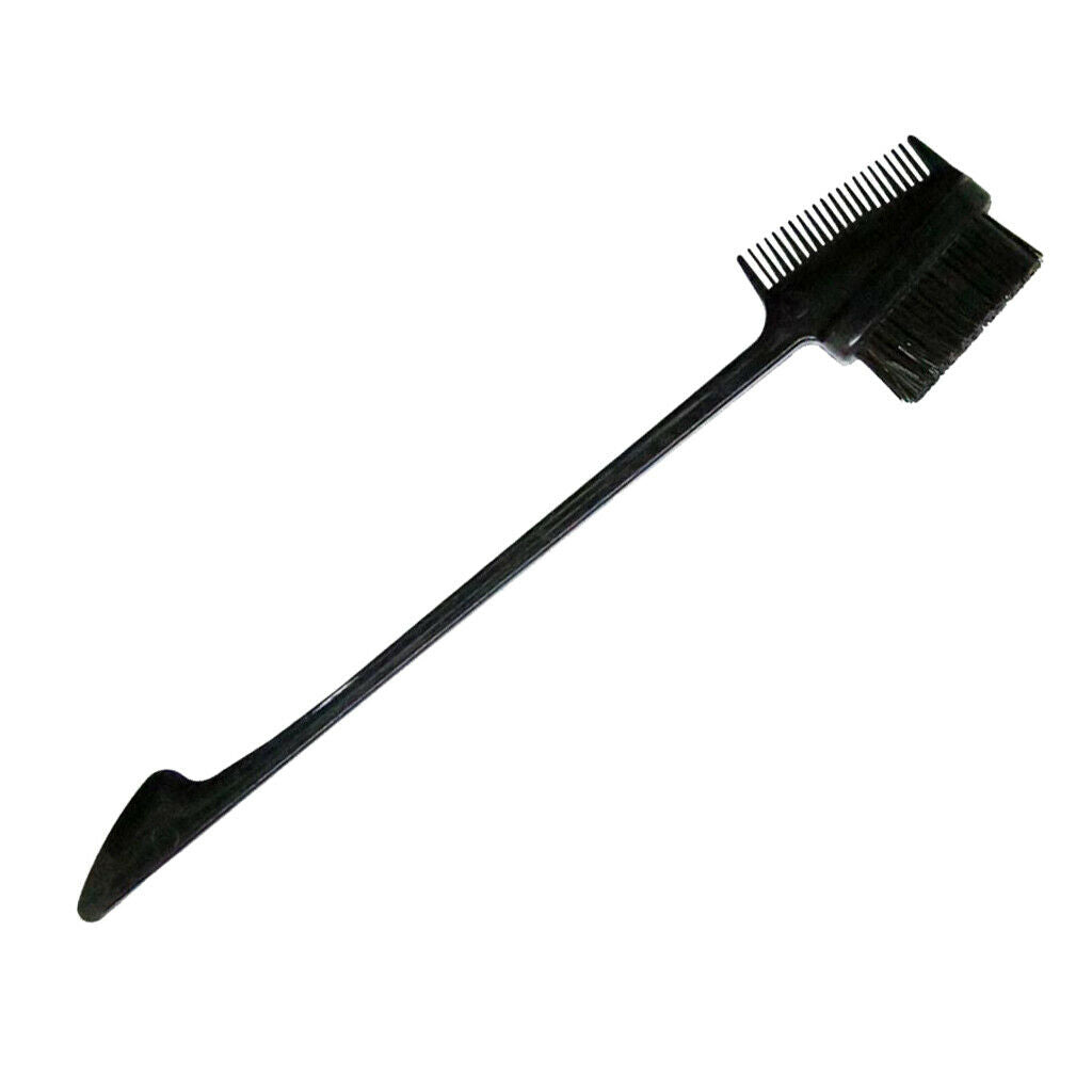 3 Packs 2-In-1 Travel Edge Control Brushes Trimming Shaping Styling Comb