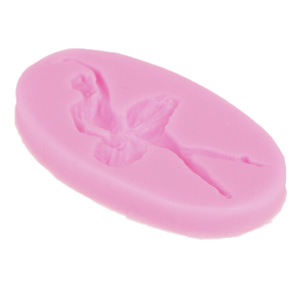Ballet Dancer Silicone Mold Sugarcraft Fondant Mold Cake Decorating Tool.l8