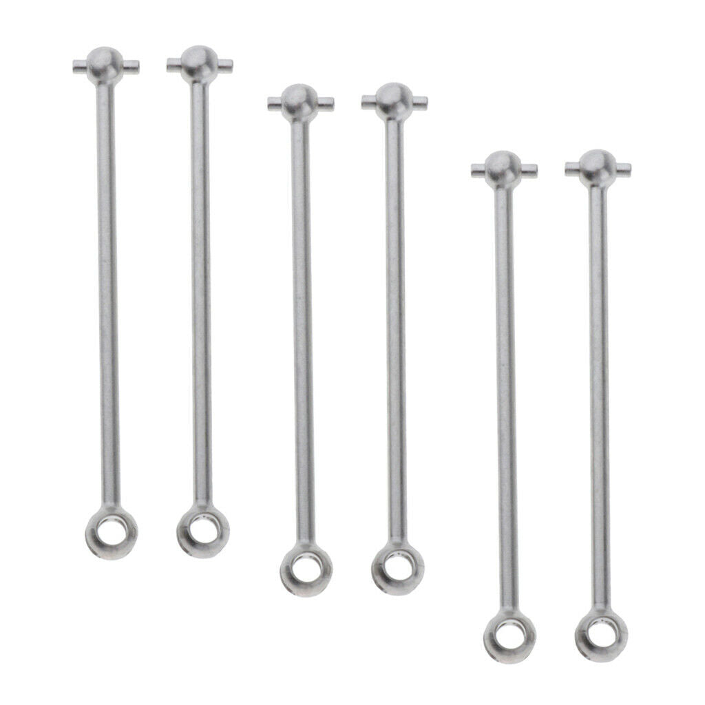 6 Pieces 1:14 Metal Drive Shaft for WLTOYS 144001 Crawler Trucks DIY Parts