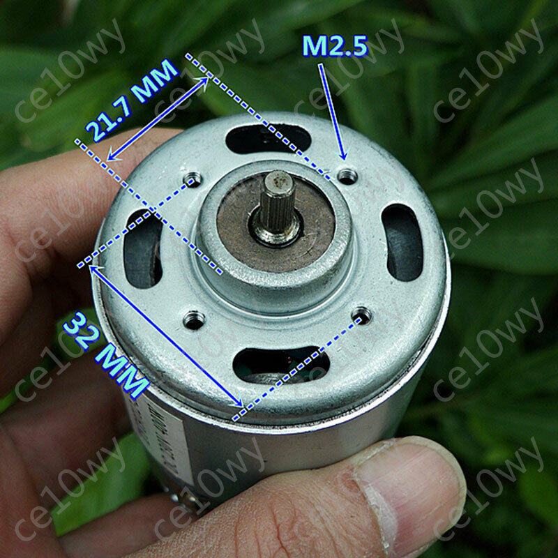 Micro Spindle Motor DC 220V 17000RPM 400W High Speed Cooling Fan Large Torque