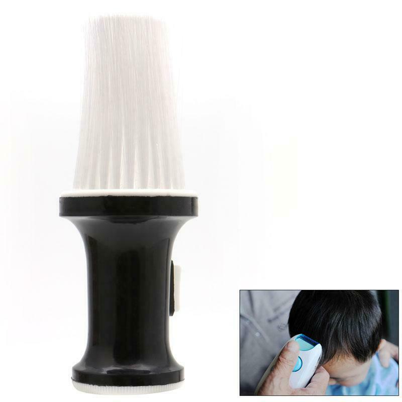 White Black Plastic Hair Salon Neck Duster Refillable Powder Brush