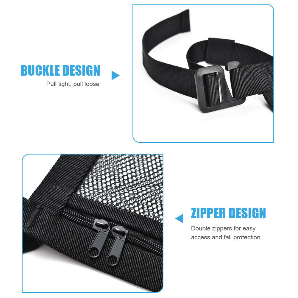 Car Auto Ceiling Storage Net Pocket 8kg Capacity Auto Interior Organizer Bag
