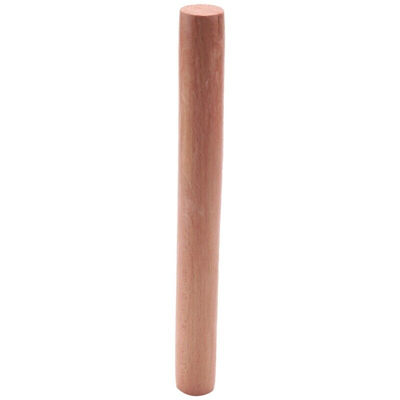 Wooden Flour Dough Rolling Pin Roller Stick 9.2 Inch Length Wood Color B9V1V1