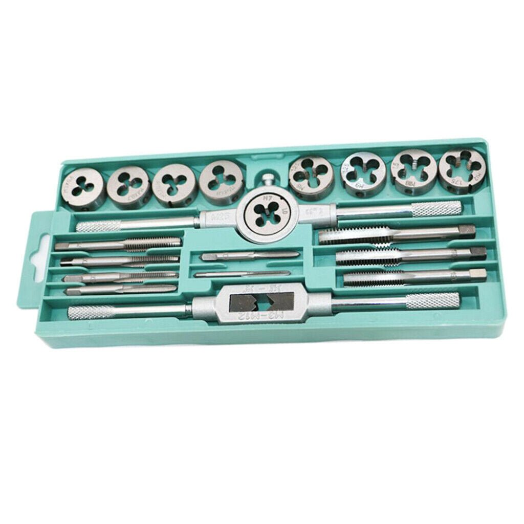 20Pcs/Set Tap Wrench Metric Manual Screw Tap Screwdriver Bit Set M3-M12