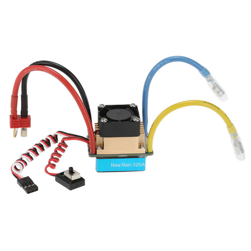 320A Waterproof Brushed ESC Electronic Speed Controller For RC Car Truck Boat
