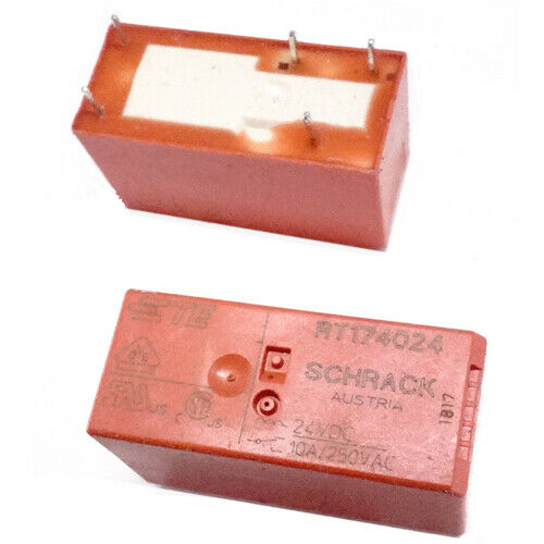 [3pcs] RT174024 Relay 24VDC 10A Monostable SPDT THT