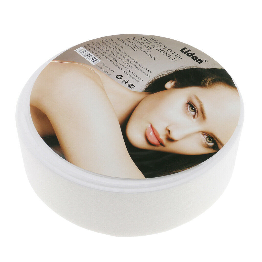 100 Yards Nonwoven Hair Removal Paper Depilatory Wax Strips Waxing Roll Tool