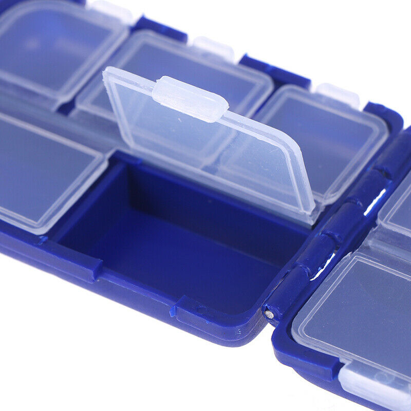 Fishing Lure Compartments Storage Case Box Fish lure Spoon Hook Bait Tackle  Lt