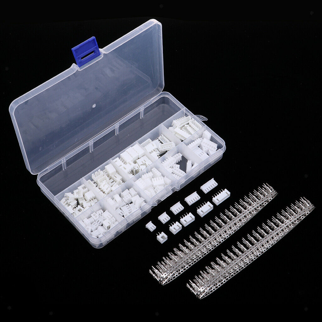 460Pcs 2.54mm Pitch 2/3/4/5 / 6Pin JST Male / Female Housing and Pin /
