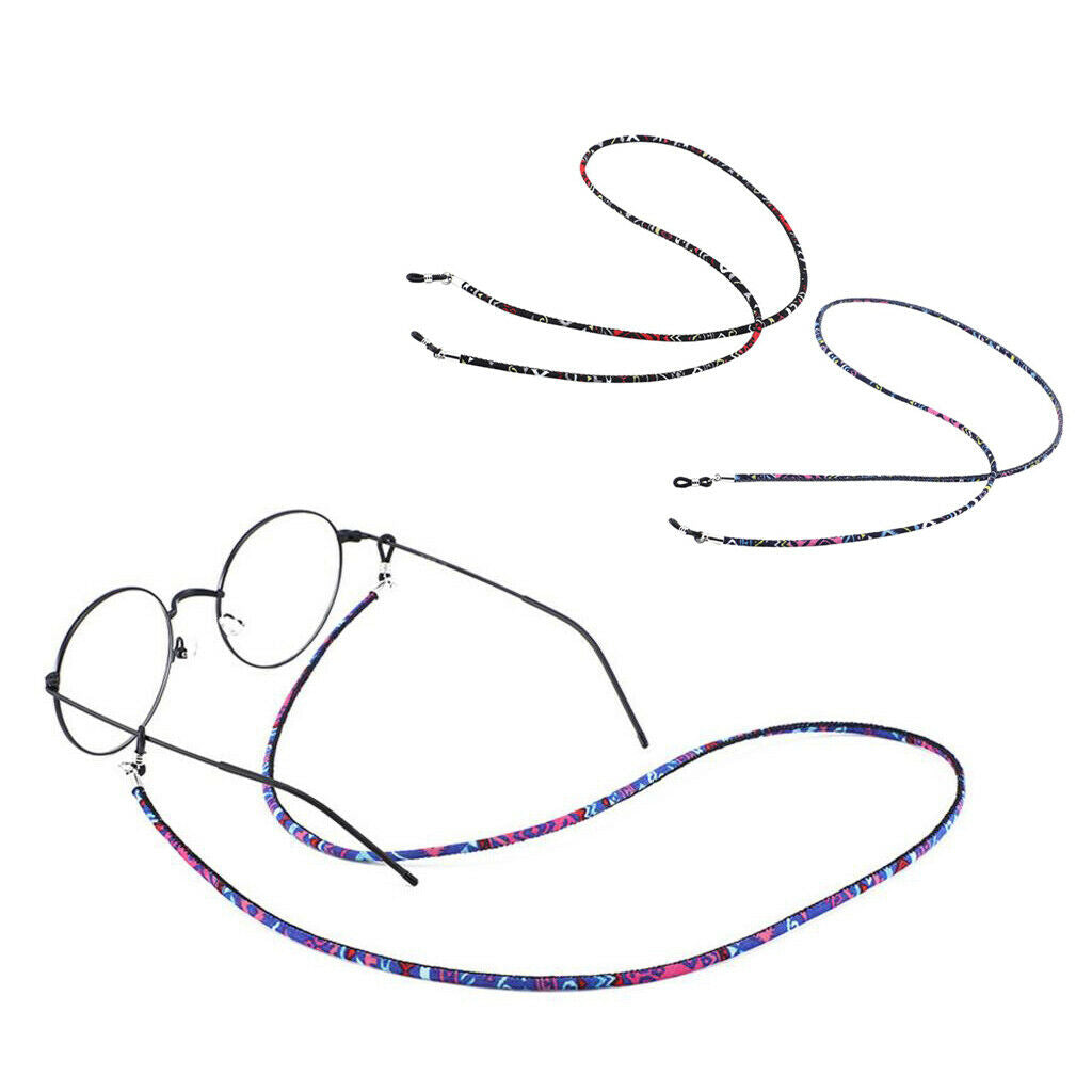 2pcs 29inch Eyewear Chain Holder Lanyard Rope Glasses Cord Strap Necklace