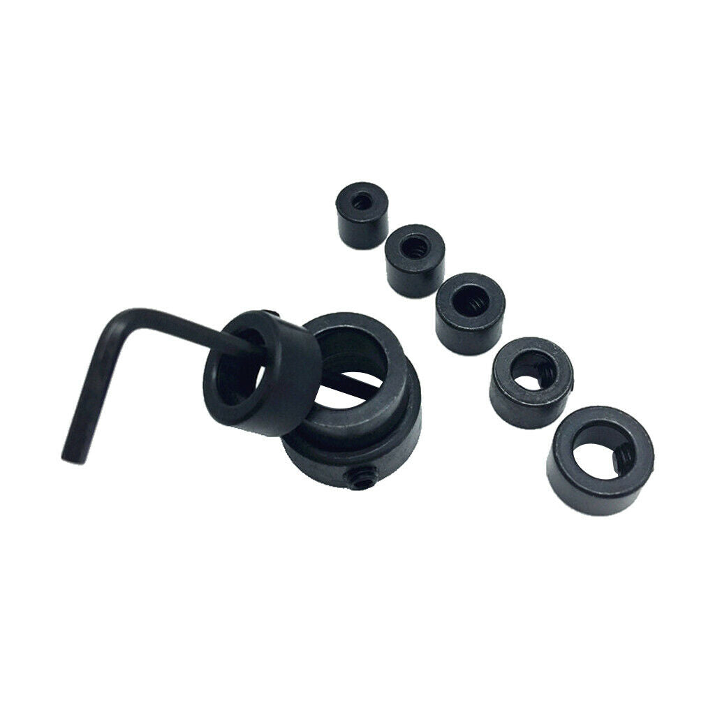8pcs Drill Depth Stable Wood Drill Collets Stop   Locator Locator