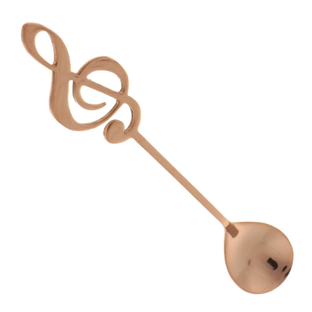 Stainless Steel Coffee Spoon Cocktail Stirring Spoons Multicolor PinkGold