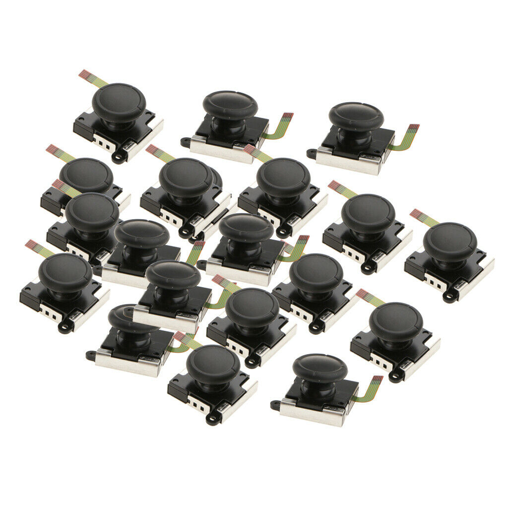 20 Packs Replace Analog Joystick Rocker Stick Repair for Nintendo NS Joy-Con