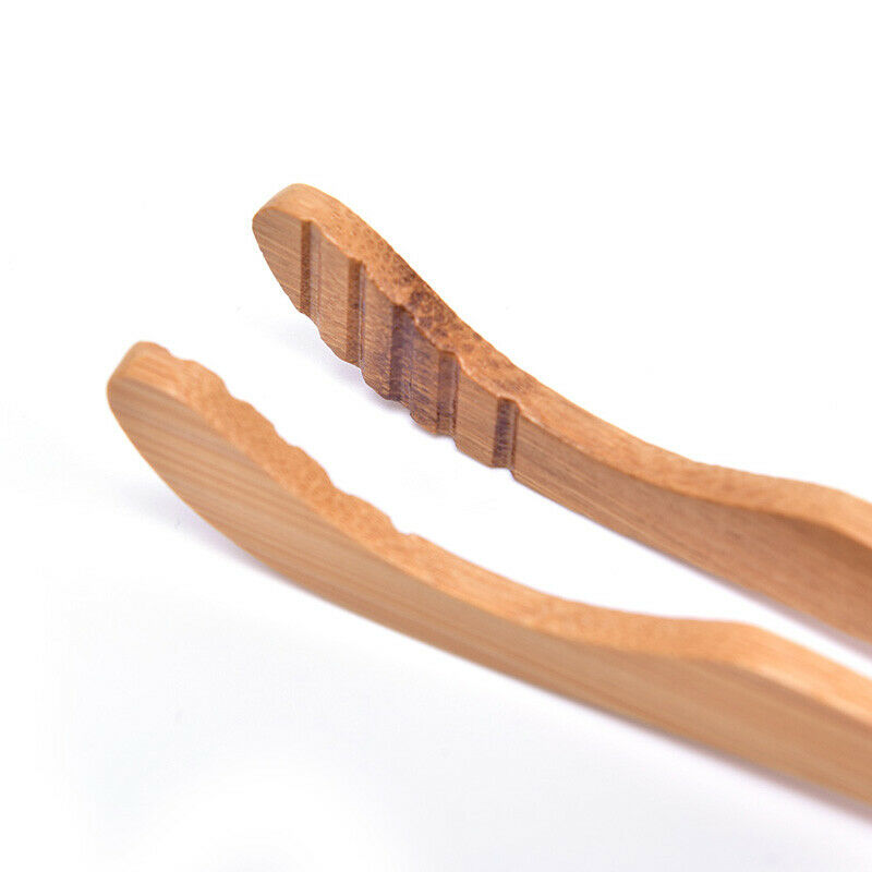 1pc Tea Bamboo Utensil Tongs Tea Wooden Tea Clip Food Toast Tea Tweez.l8