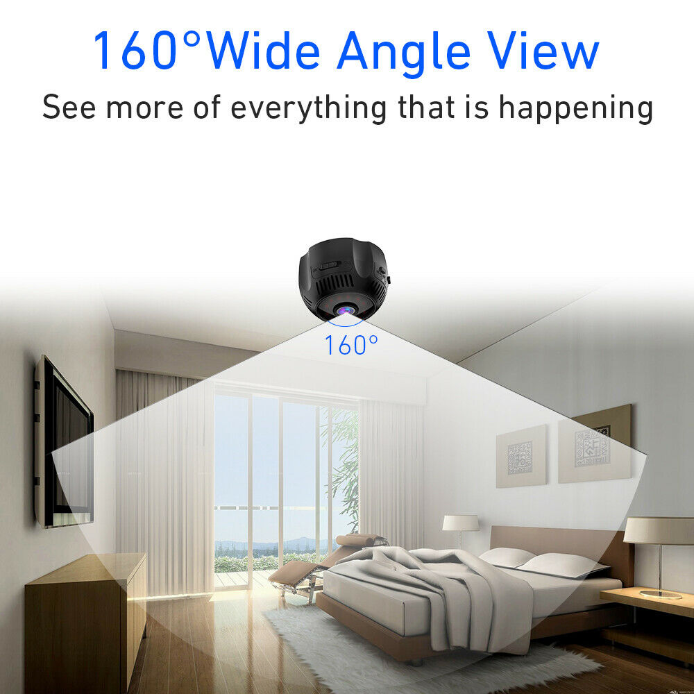 Mini Hidden Spy Camera Wireless Wifi IP Home Security DVR Night Vision HD 1080P