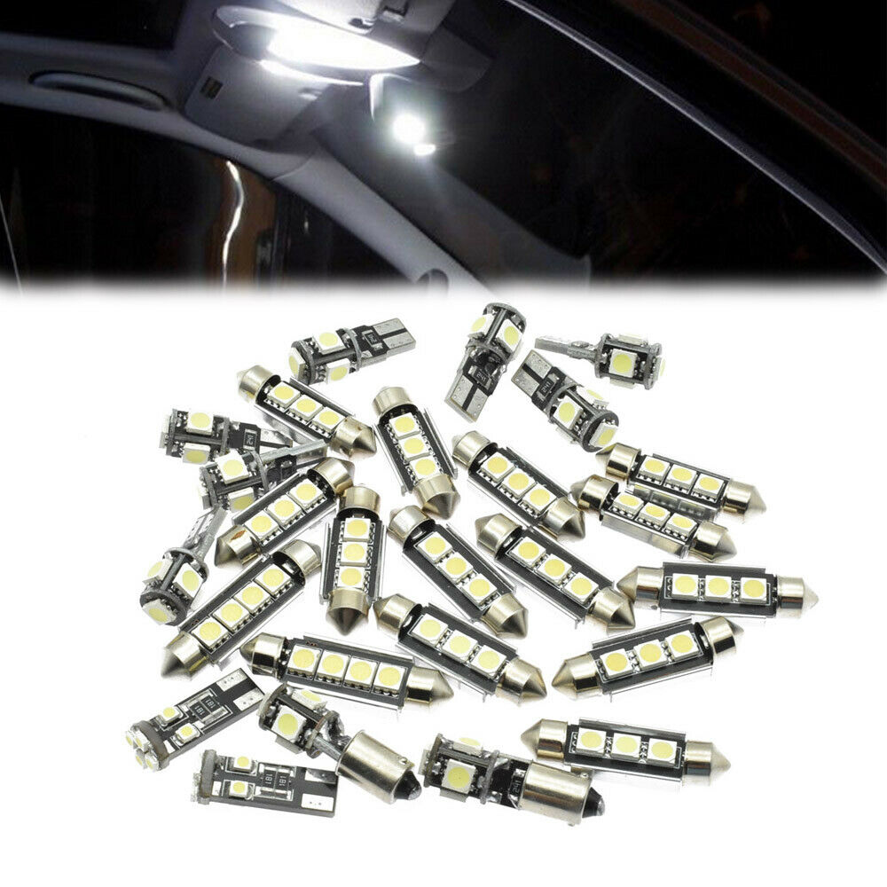 26Pcs White Car Lamp LED Interior Light Kit for Mercedes/Benz W211 E Class03-09