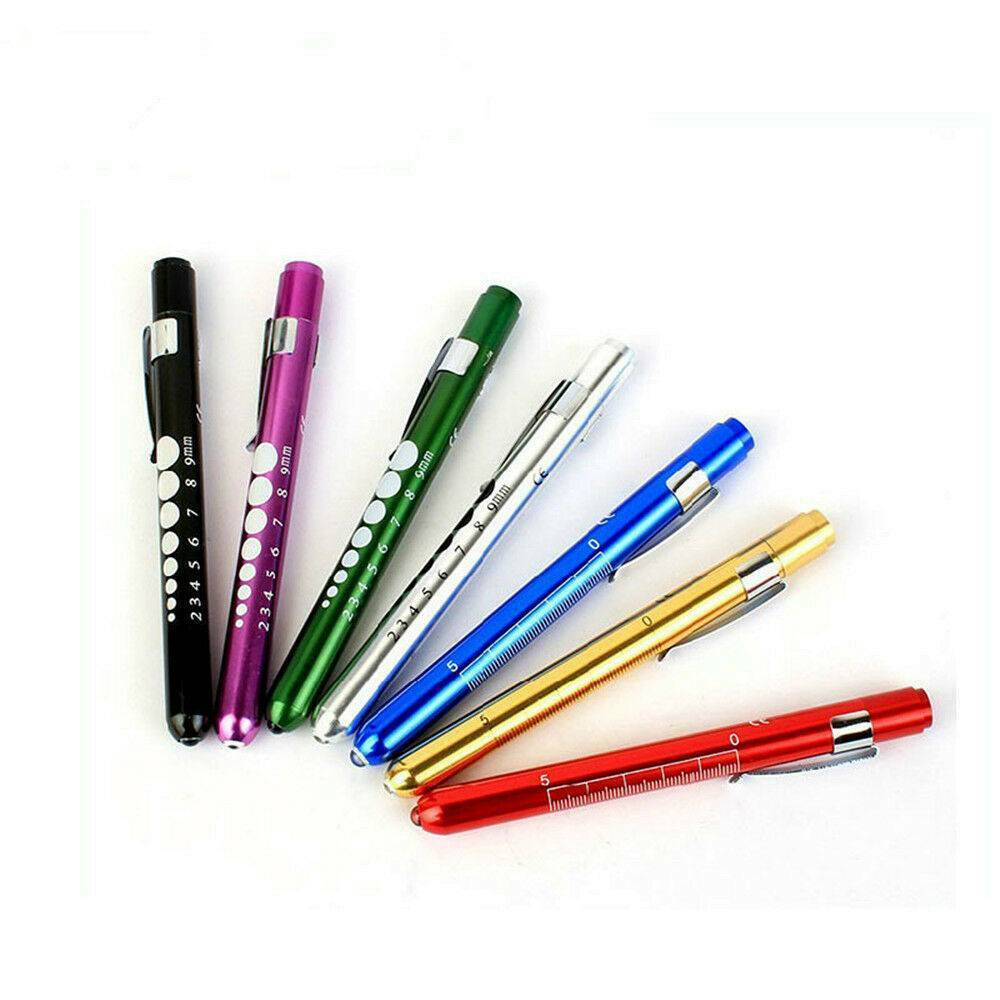 Mini First Aid LED Pen Light Flashlight Torch Doctor Nurse EMT Emergency Tool ~