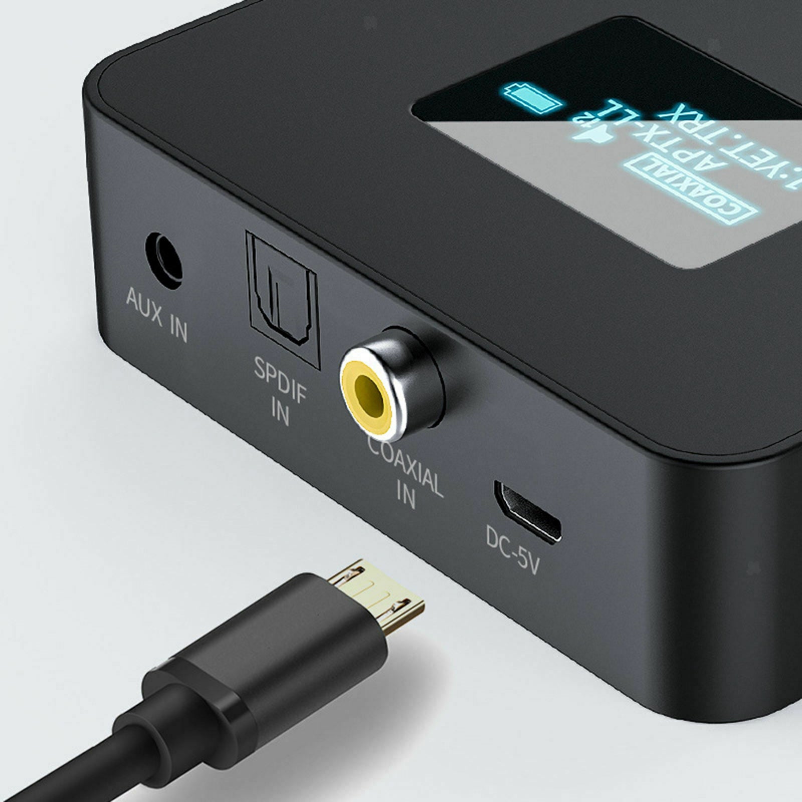 Bluetooth 5.0 Wireless Audio Adapter HiFi Sound for TV PC Headphones
