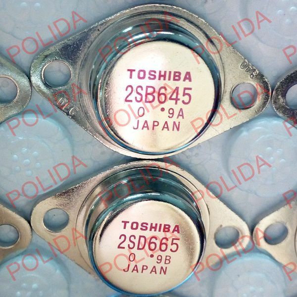 1pairs  Transistor TOSHIBA TO-3 2SB645/2SD665 B645/D665