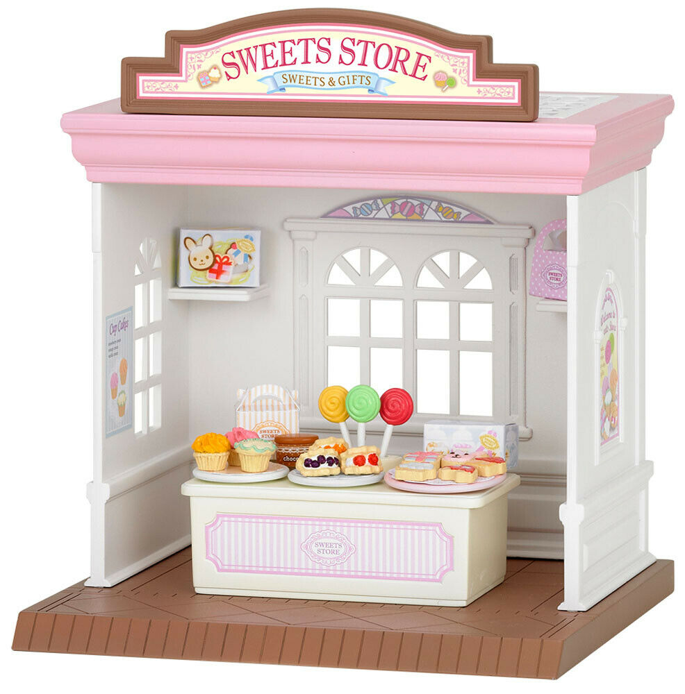 Sylvanian Families Food & Shop Theme 5051 Sweets Store /3+ Brand New In Box