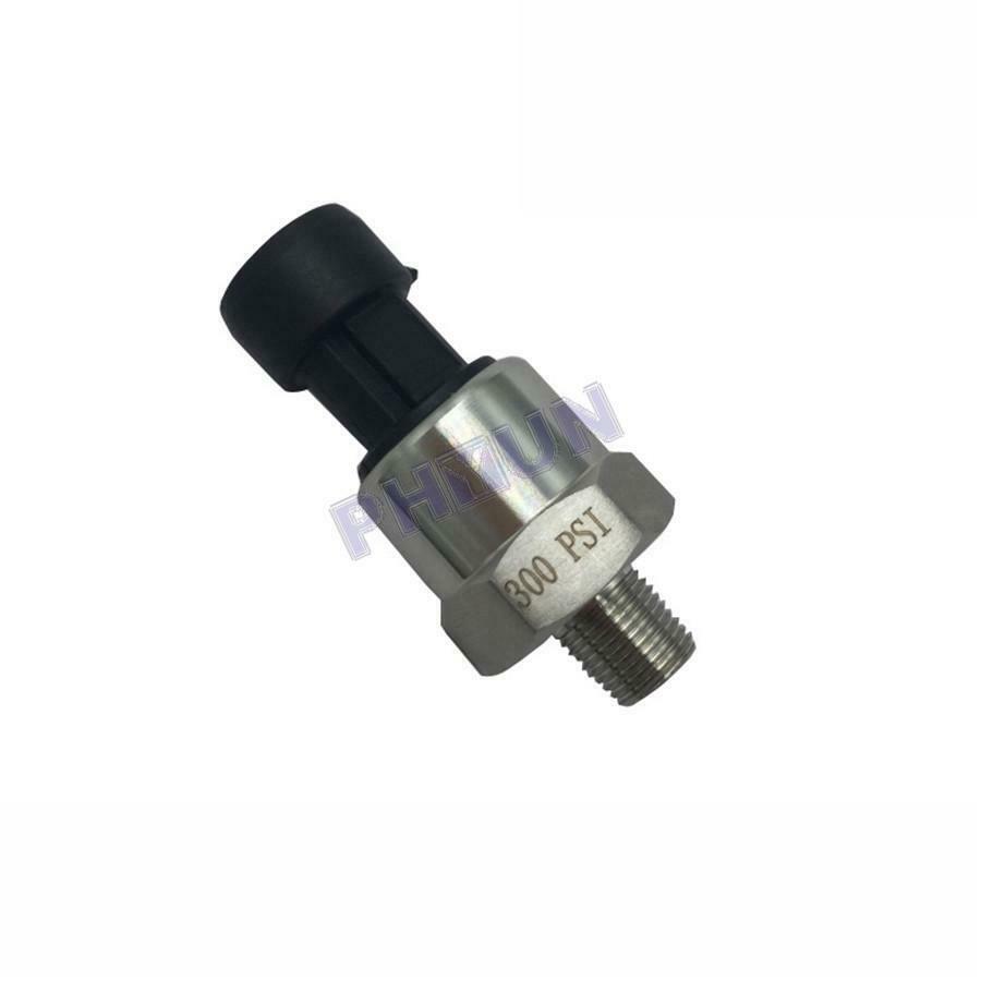Car Pressure Transducer Kit 0-300 PSI Pressure Sensor 1/8" NPT Thread Universal