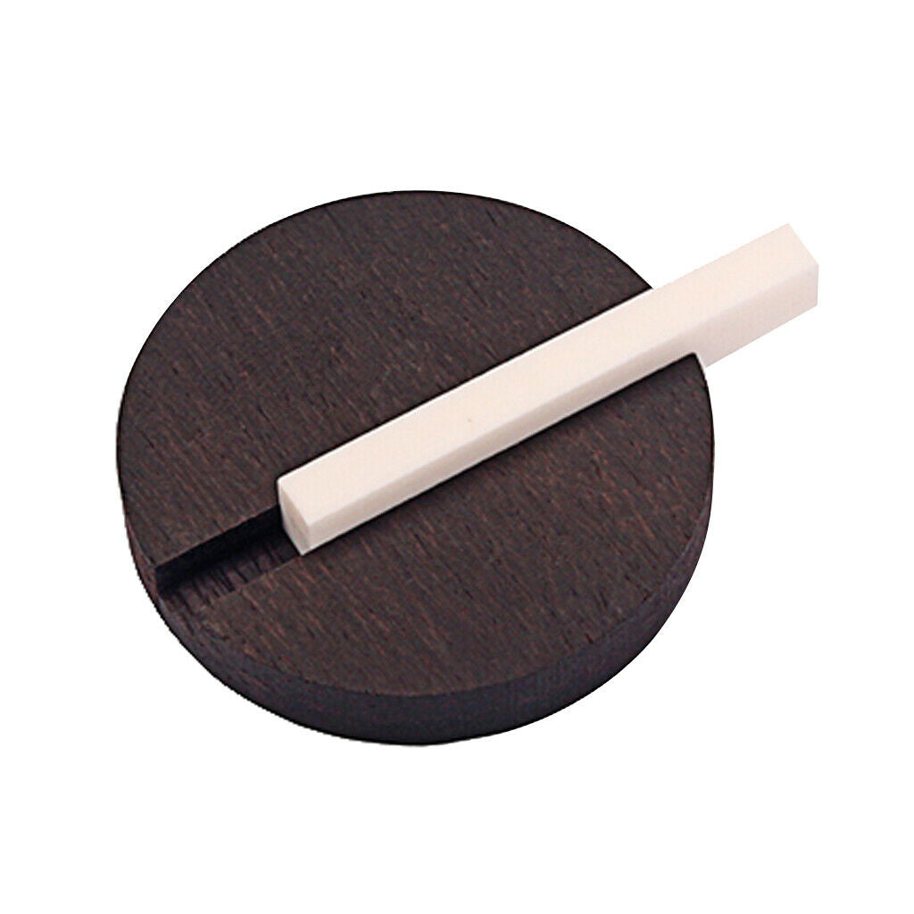 Pre-slotted Bone Saddle+Rosewood Bridge for Luthiers DIY Supplies