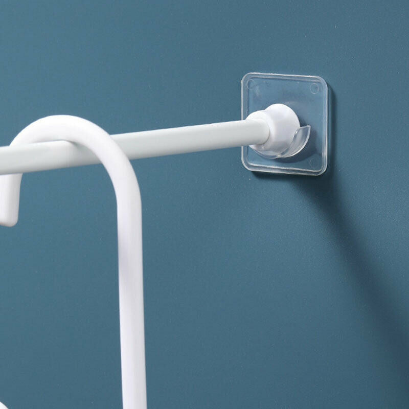 2pcs Of Punch-free Strong Rod Holder Curtain Rod Bracket Hook AdjustableY KX