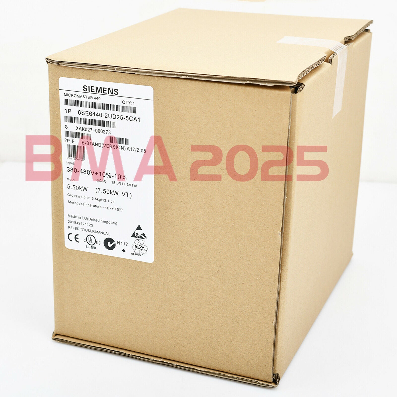 New Inverters 6SE6440-2UD25-5CA1 6SE6 440-2UD25-5CA1 1year warranty SM9T