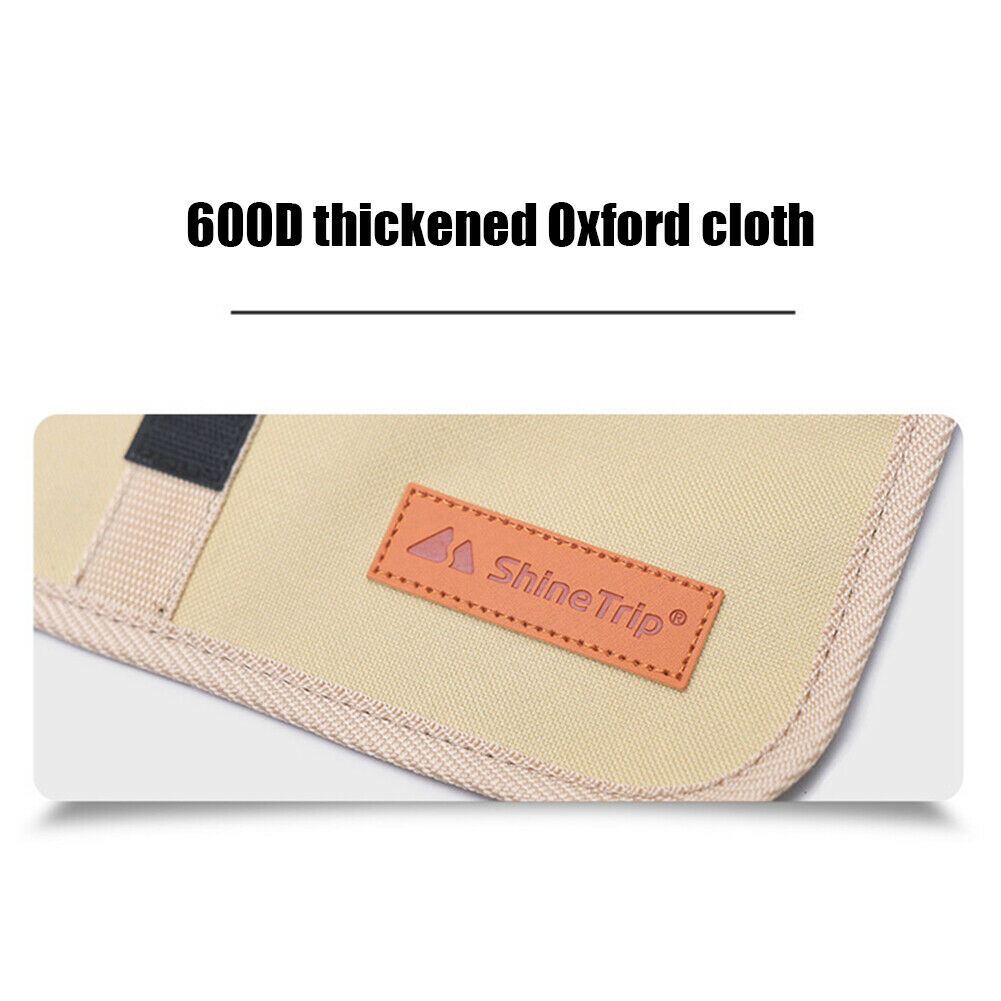 Outdoor Tableware Storage Bag Folding BBQ Picnic Camping Spoon Fork Holder @