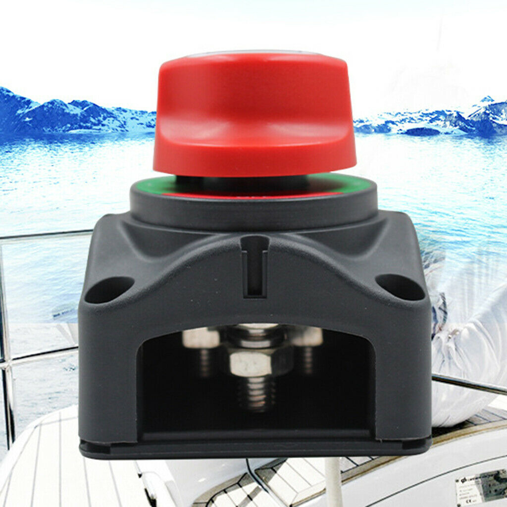 12V/24V Dual Battery Selector Switch 3 Speed for Marine Boat ON-Off 60A