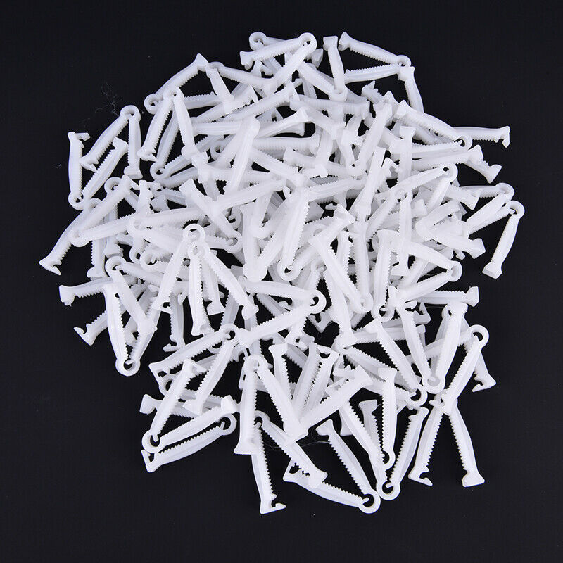 100Pcs Disposable Umbilical Cord Clamps 50mm in Length Puppy Kitten Whelp JYDFA