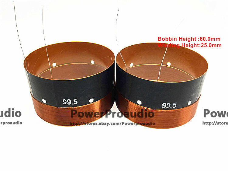 2PCS /LOT 99.5mm  Horn Speaker Bass Voice Coil 8 Ohm