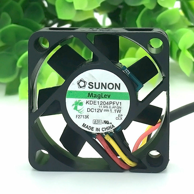 For Sunon maglev cooling fans KDE1204PFV1 4010 40mm DC 12V 1.1W3 wire fan switch