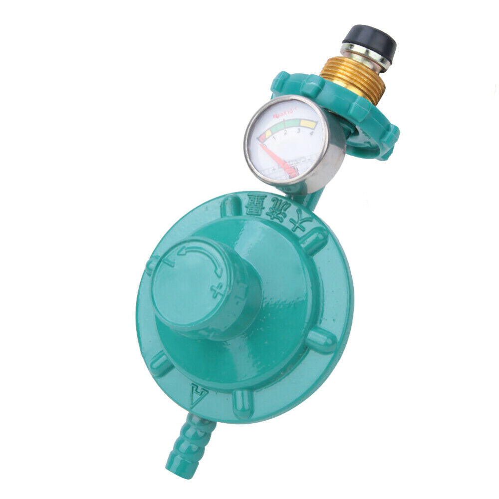 Pressure Regulator Valve Reducer with Gauge Meter Adjustable For House Appliance