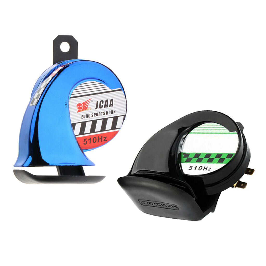 2pcs 110db 30W Motorcycle Snail Air Horn Car Horn Loudspeake for Vehicle